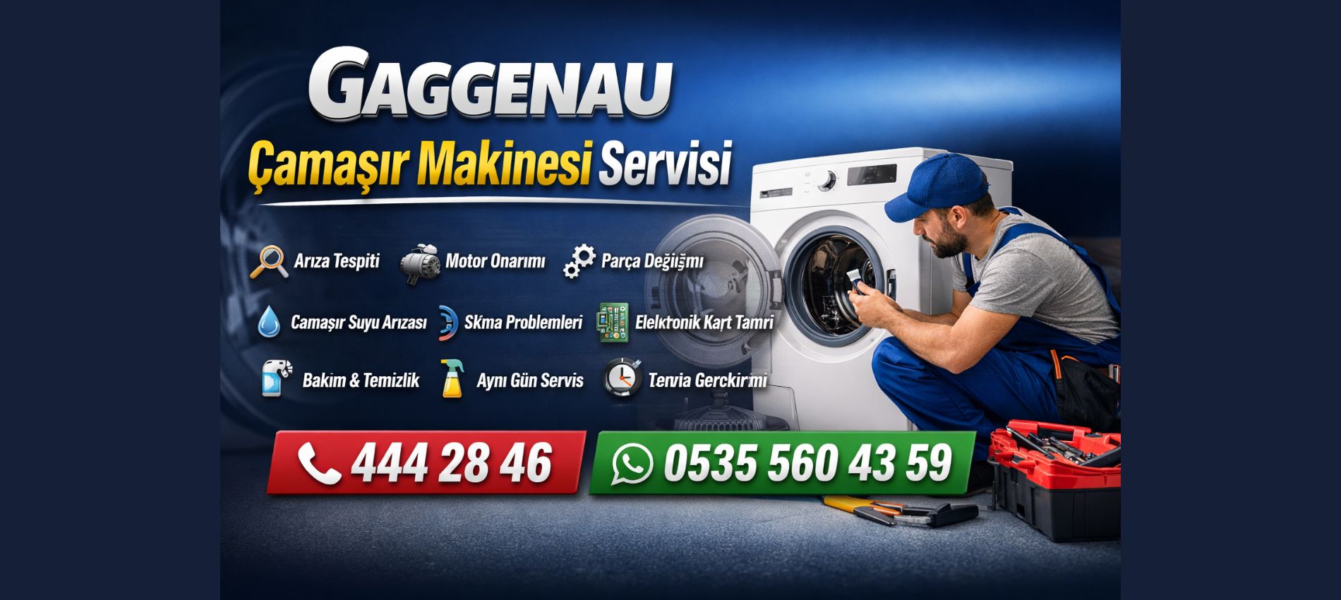 Gaggenau Çamaşır Makinesi Servisi